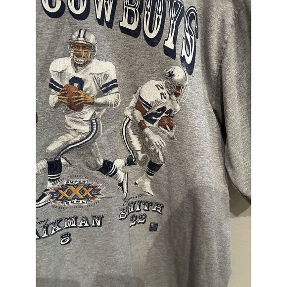 Dallas Cowboys Lee Sport Made In USA Vintage 90s Mens XL Super Cowboys - Picture 3 of 11